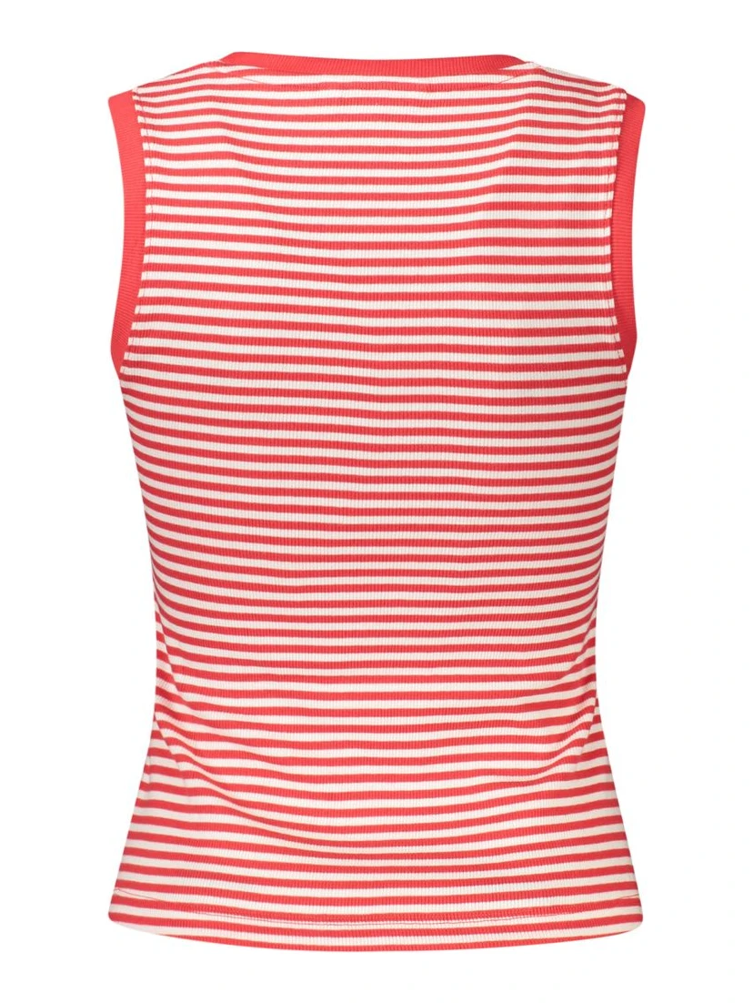 Red Cotton Women's Tank Top