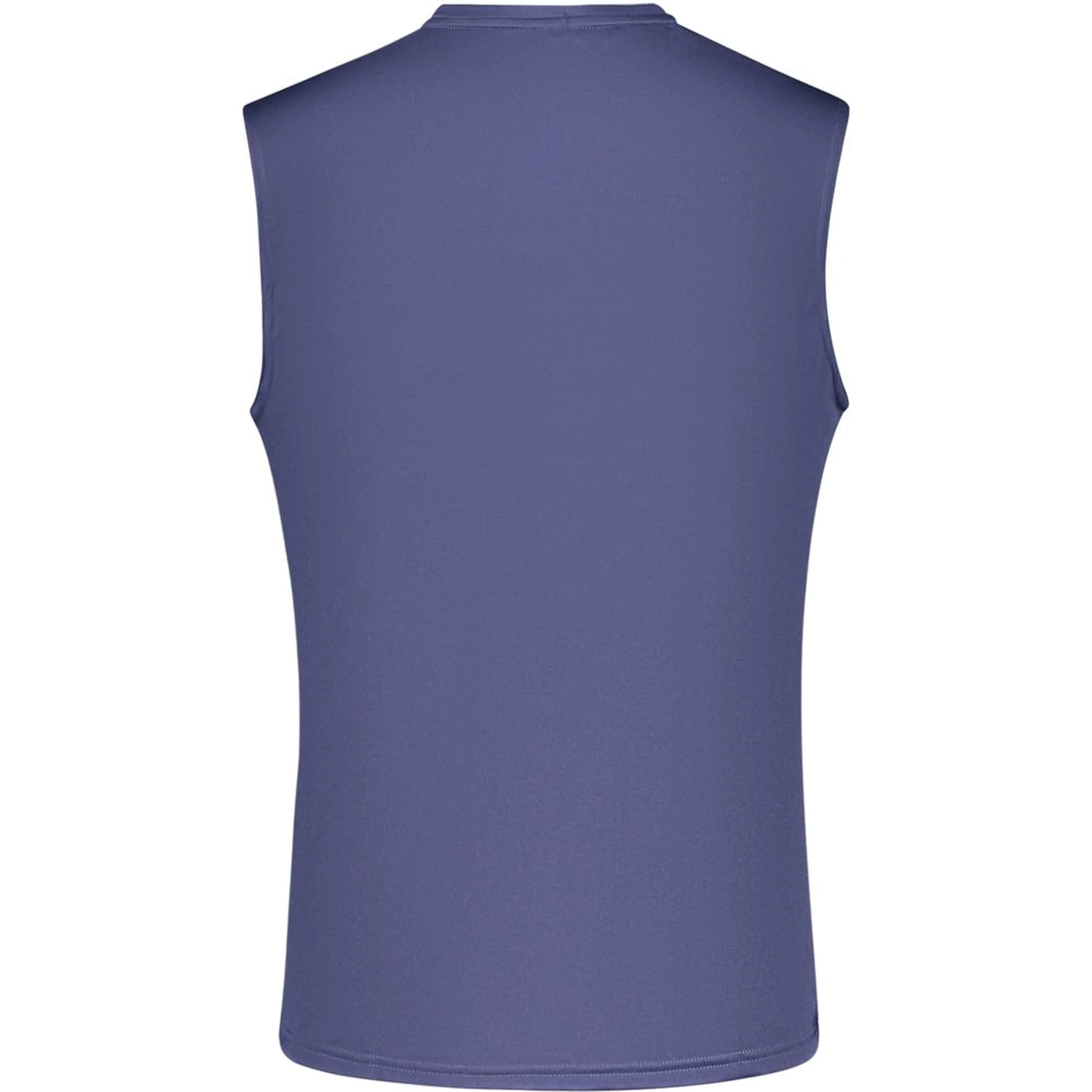 Blue Polyester Men's Tank
