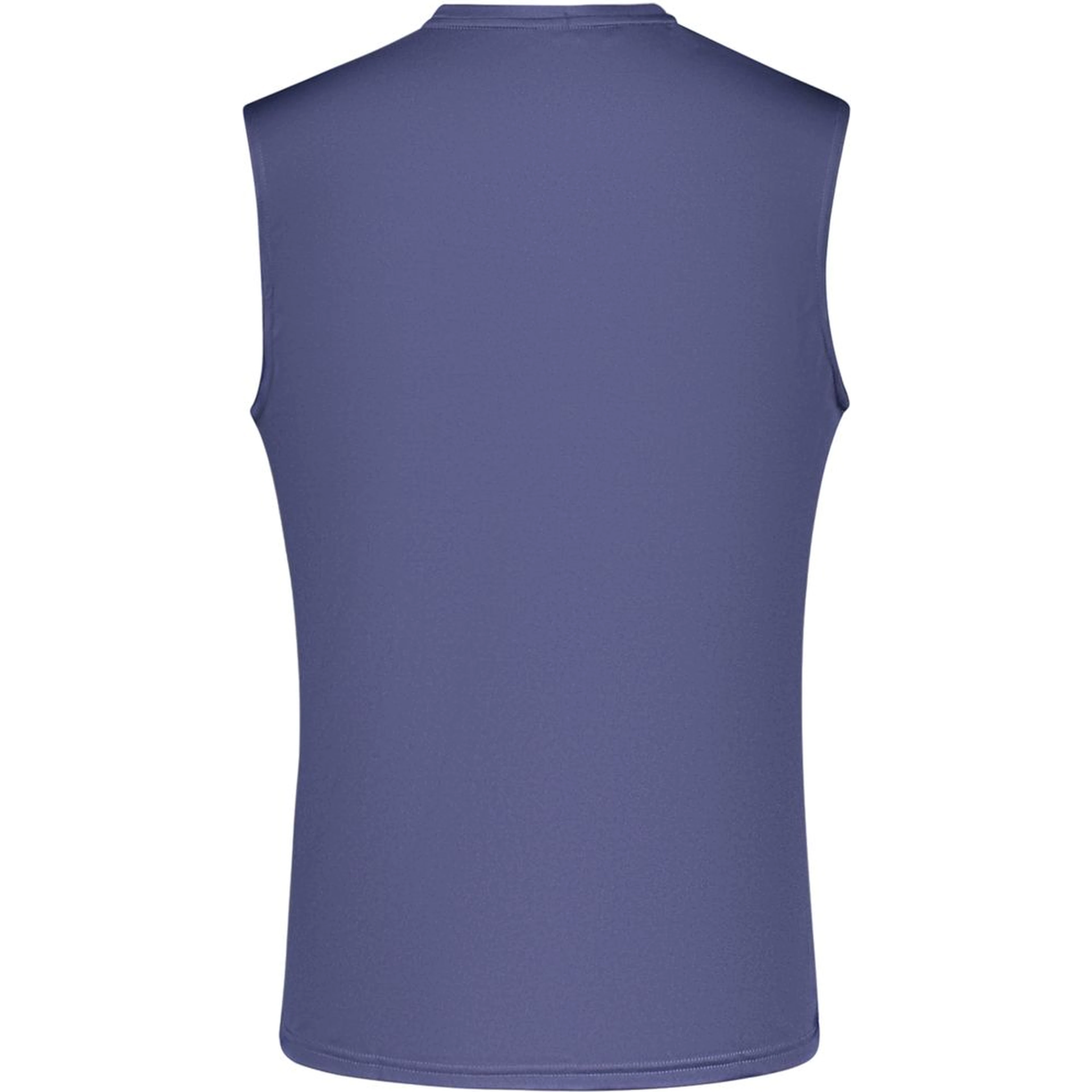 Blue Polyester Men's Tank