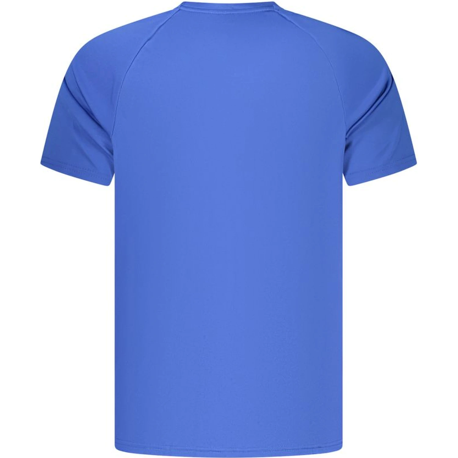 Blue Polyester Men's T-Shirt
