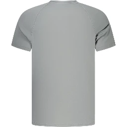 Gray Polyester Men's T-Shirt