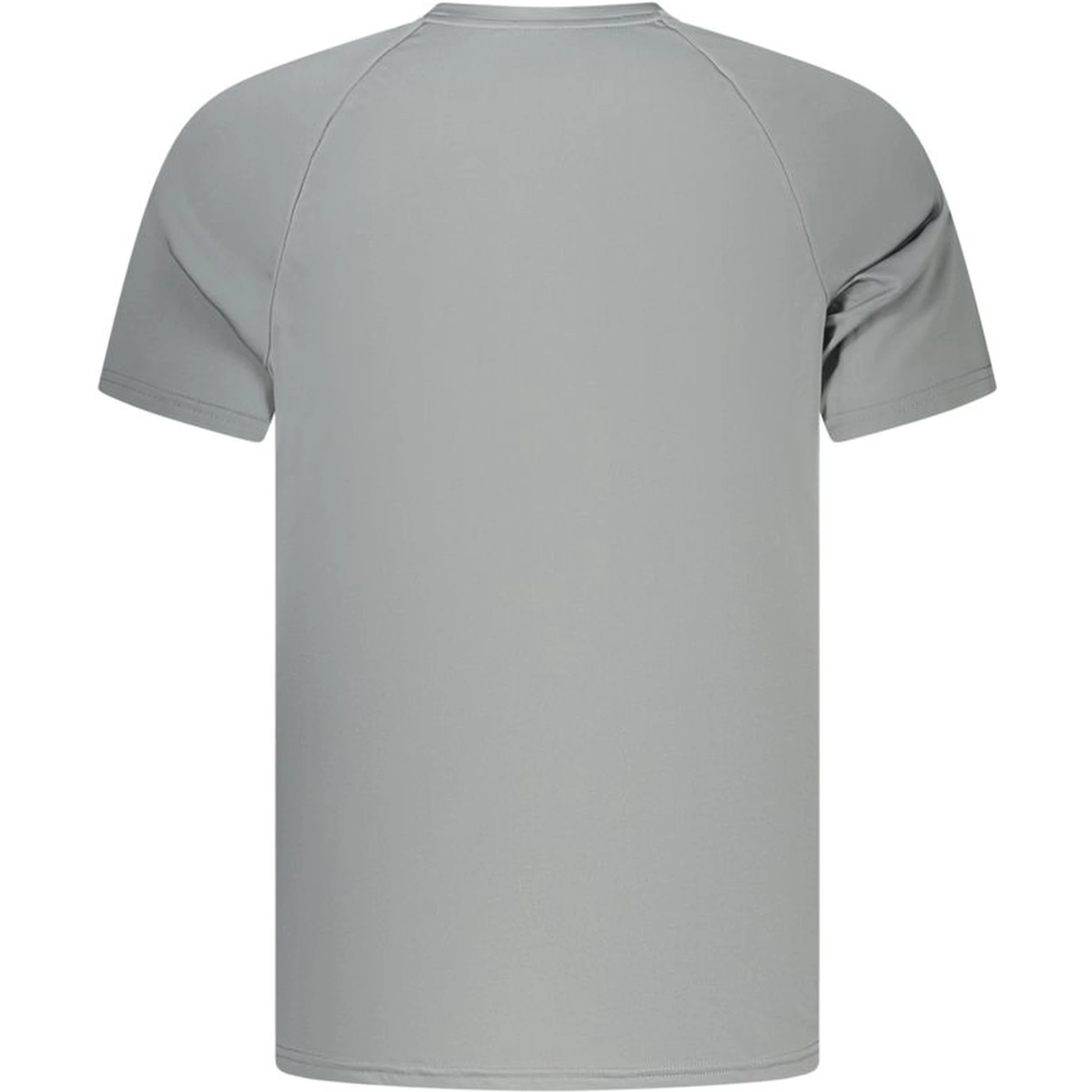 Gray Polyester Men's T-Shirt