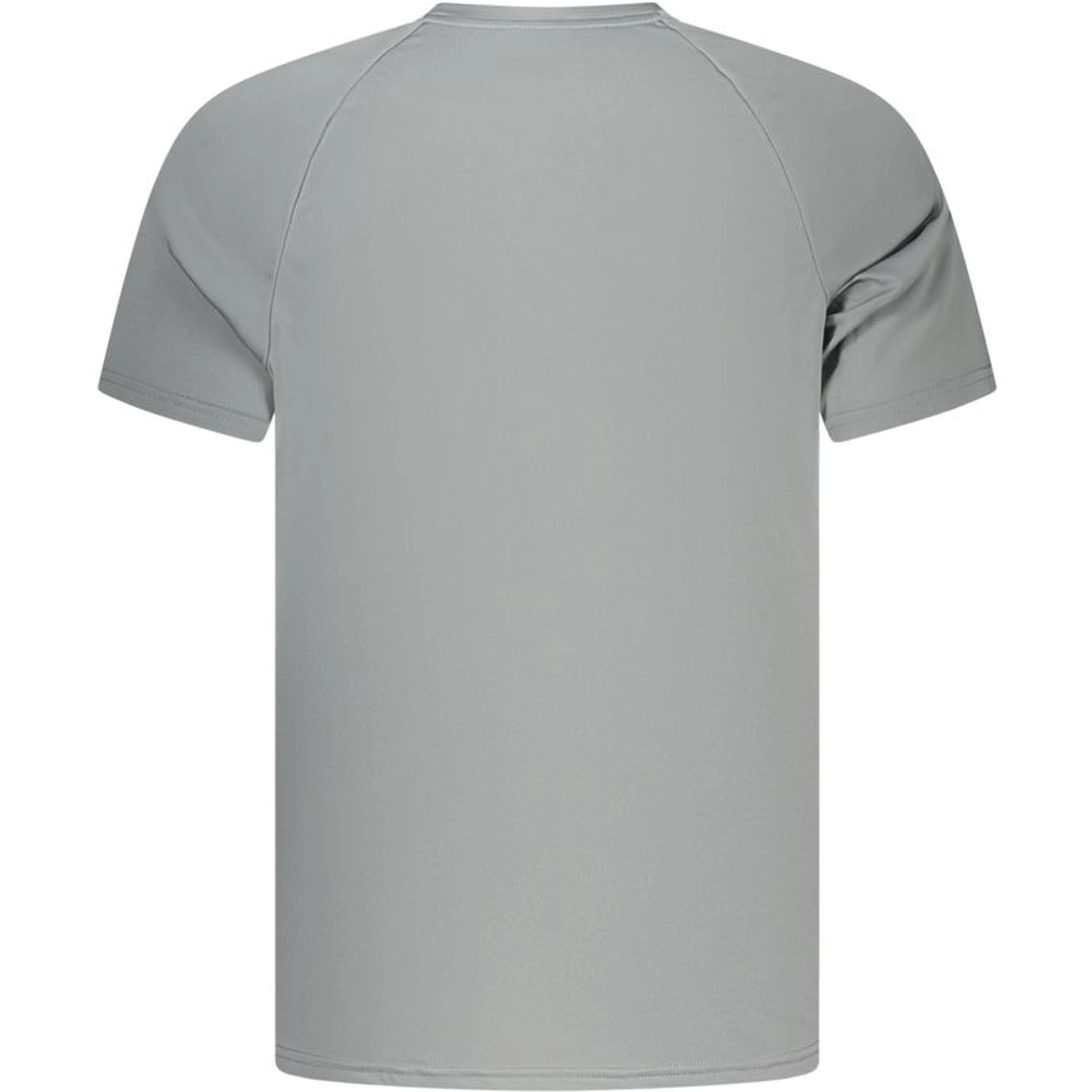 Gray Polyester Men's T-Shirt