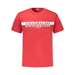 Red Cotton Men's T-Shirt