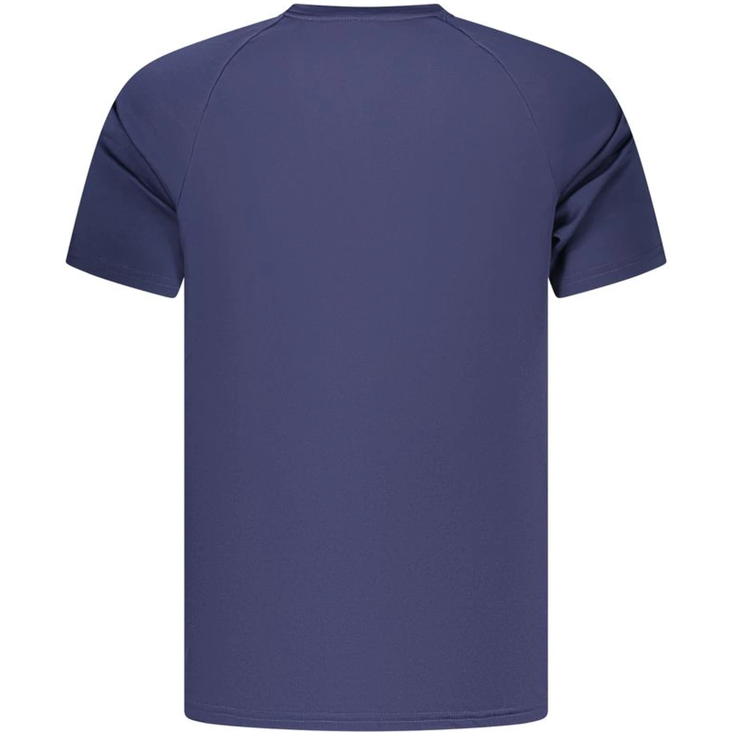 Blue Polyester Men's T-Shirt