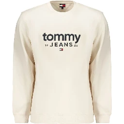 White Cotton Men's Sweatshirt