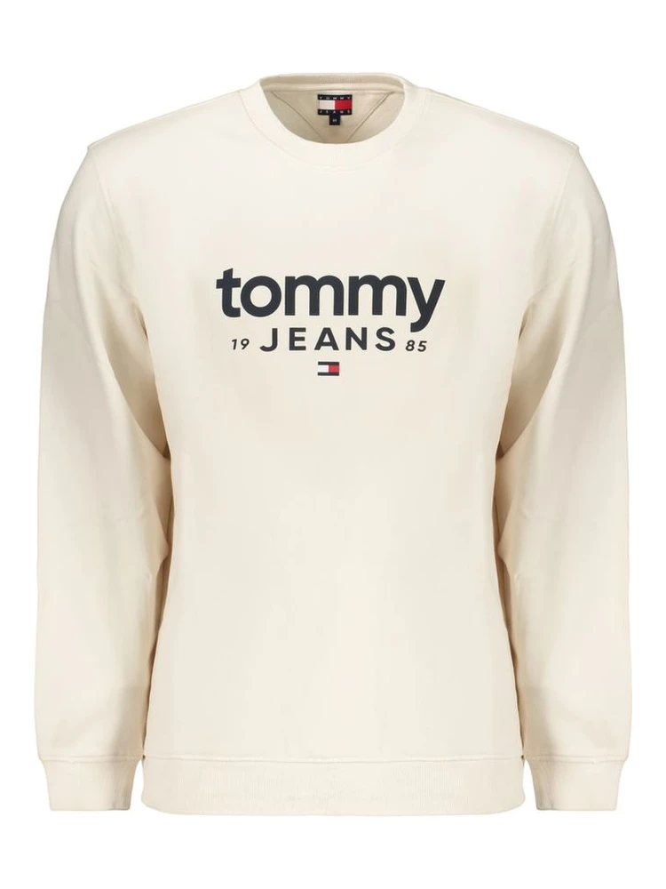 White Cotton Men's Sweatshirt