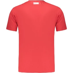Red Cotton Men's T-Shirt