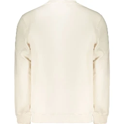White Cotton Men's Sweatshirt
