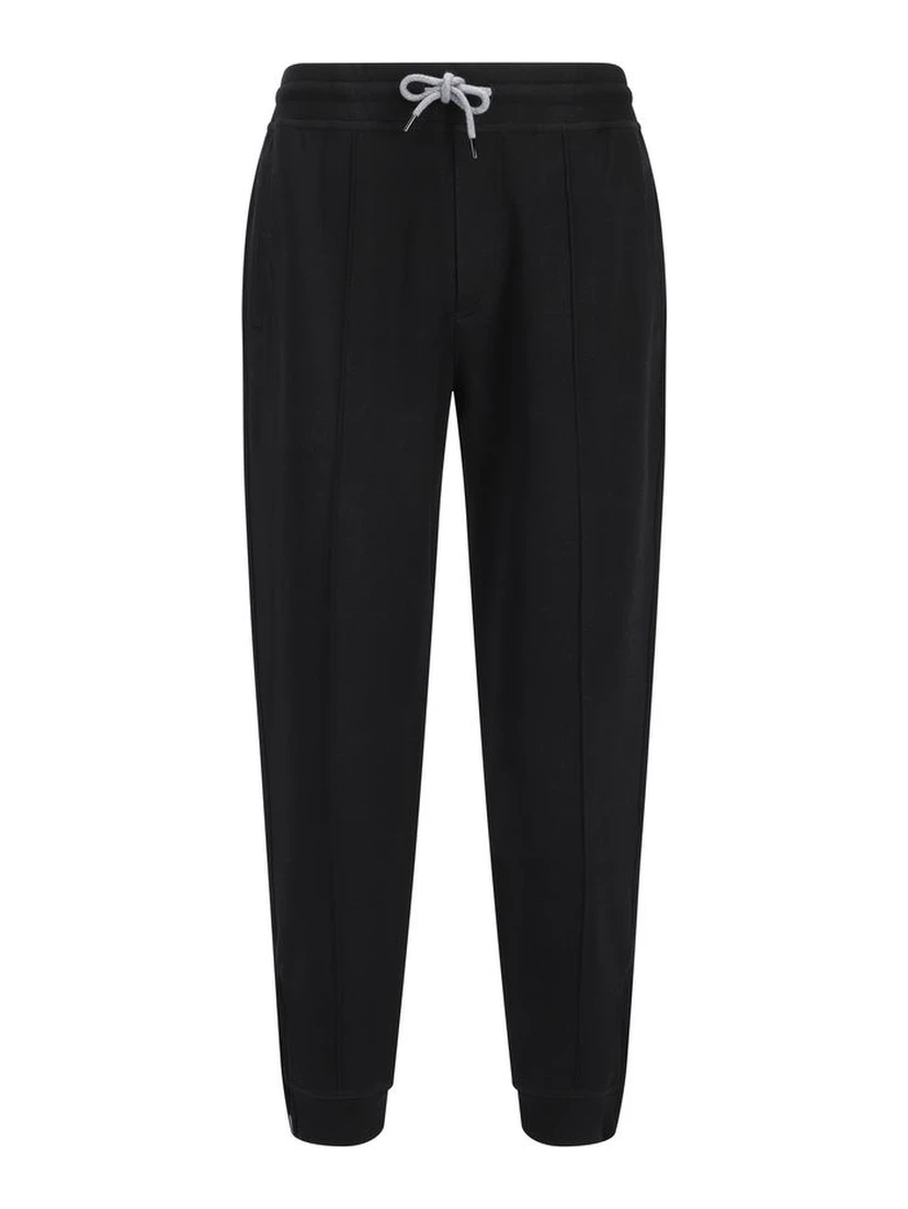 Black Cotton Joggers (Workout Pants)