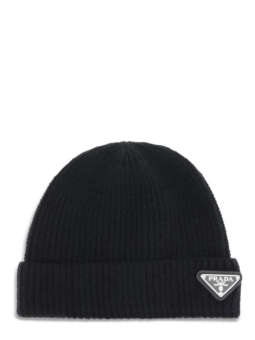 Black Wool Oves Aries Beanie