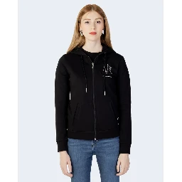 Black Cotton Sweatshirt