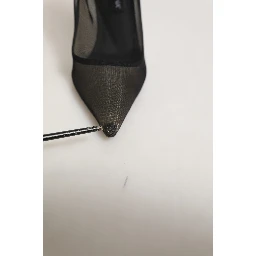 Black Mesh Stiletto High Heels Pumps Shoes