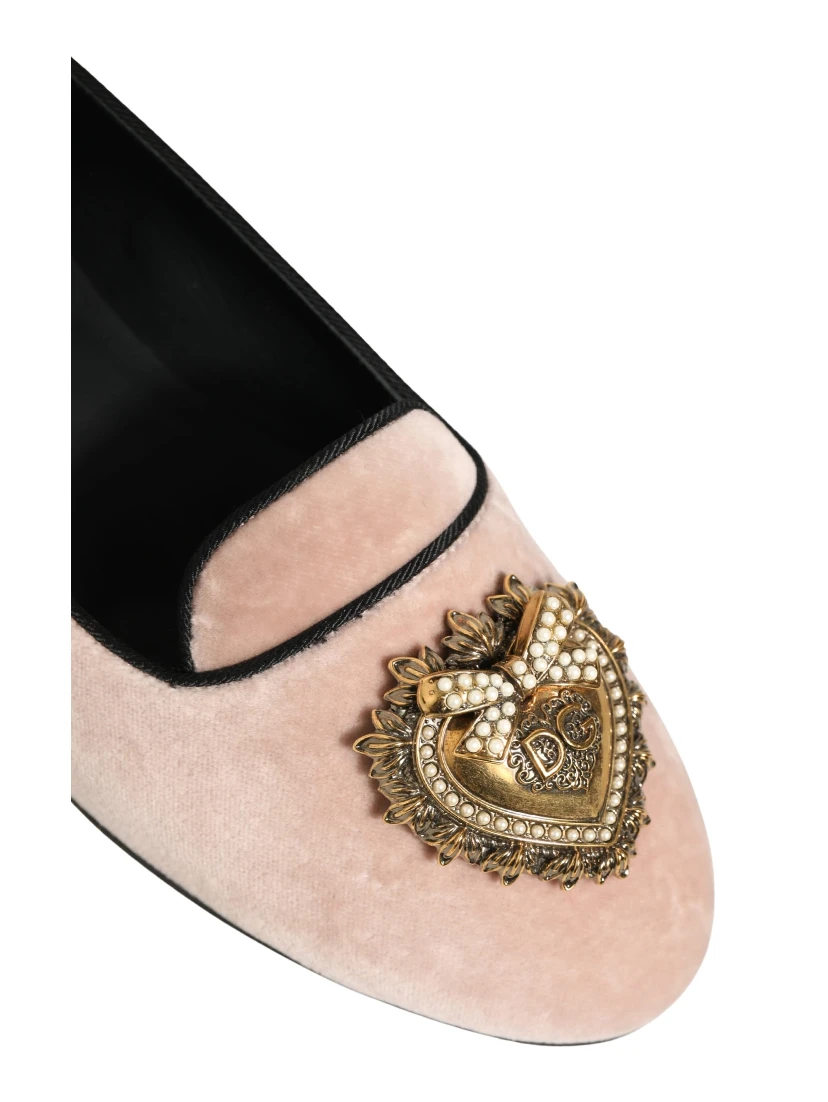 Pink Velvet Devotion Loafers Flats Shoes