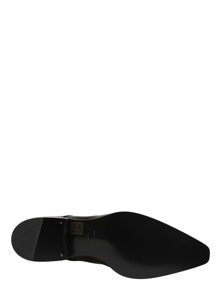 Black Leather Lace Up Derby Dress Shoes alternative
