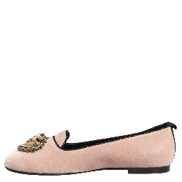 Pink Velvet Devotion Loafers Flats Shoes