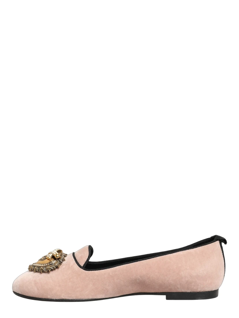 Pink Velvet Devotion Loafers Flats Shoes