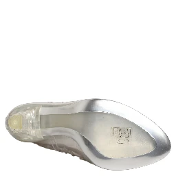 Clear CINDERELLA Floral Crystal Heels Shoes