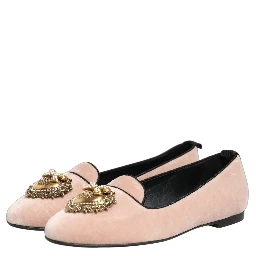 Pink Velvet Devotion Loafers Flats Shoes