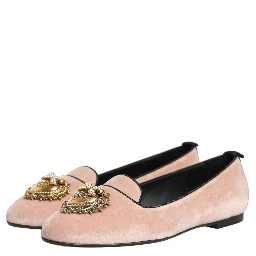Pink Velvet Devotion Loafers Flats Shoes