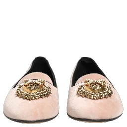 Pink Velvet Devotion Loafers Flats Shoes