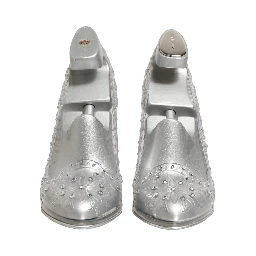 Clear CINDERELLA Floral Crystal Heels Shoes