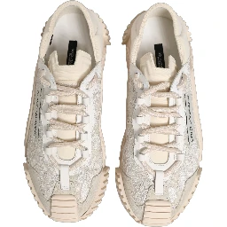White Lace NS1 Low Top Sneaker Sports Shoes