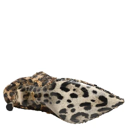 Gold Leopard Sequin Sock Ankle Boots Shoes