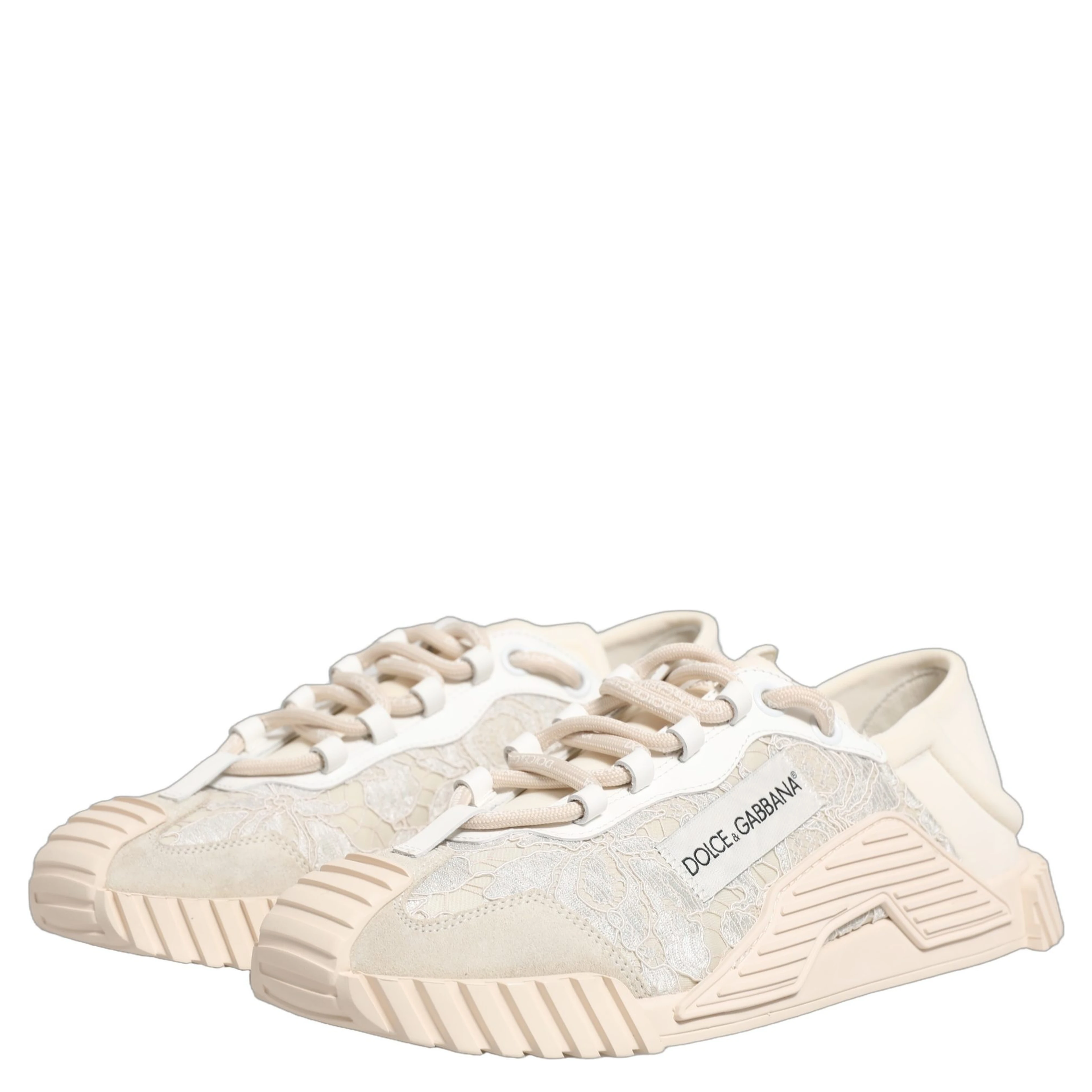 White Lace NS1 Low Top Sneaker Sports Shoes