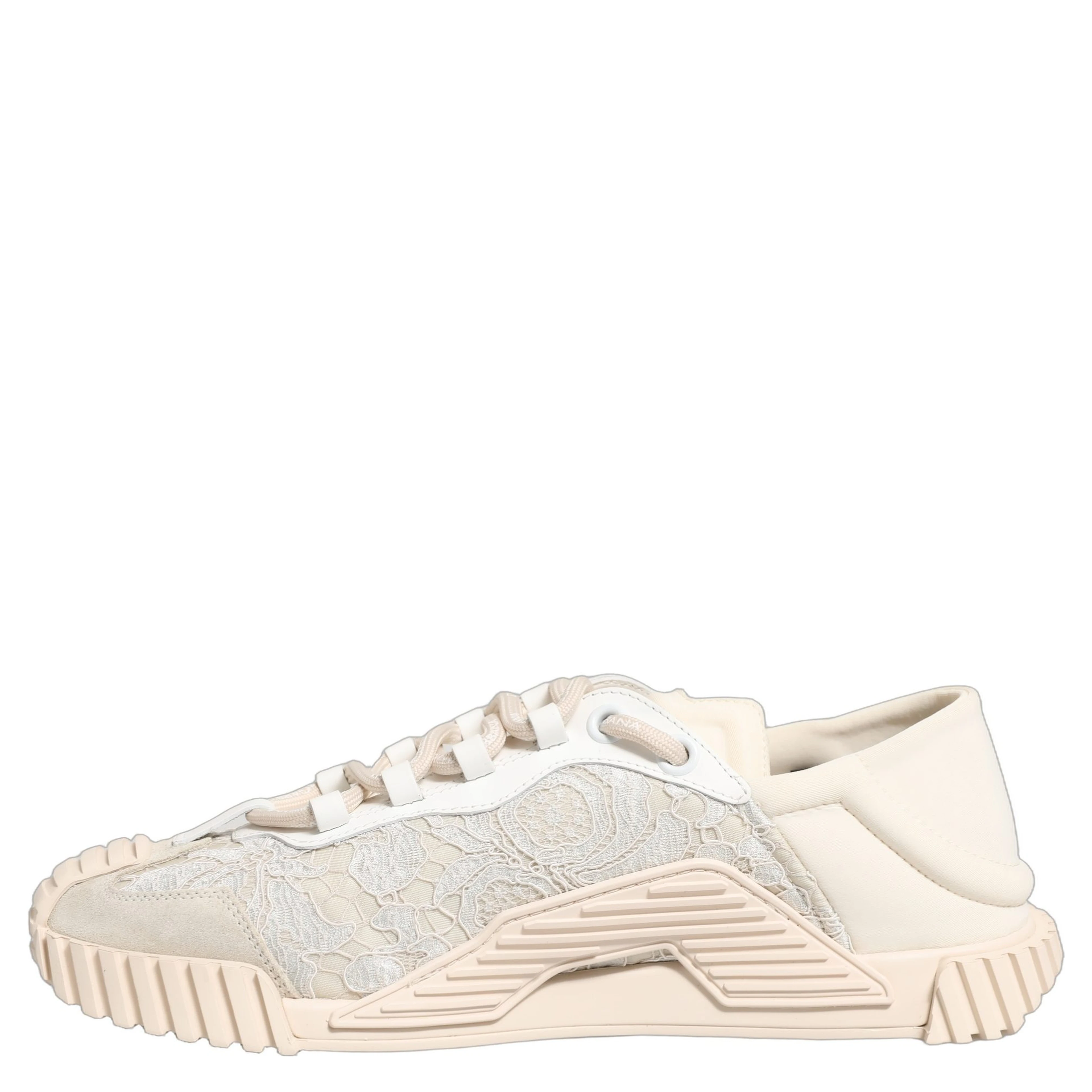 White Lace NS1 Low Top Sneaker Sports Shoes