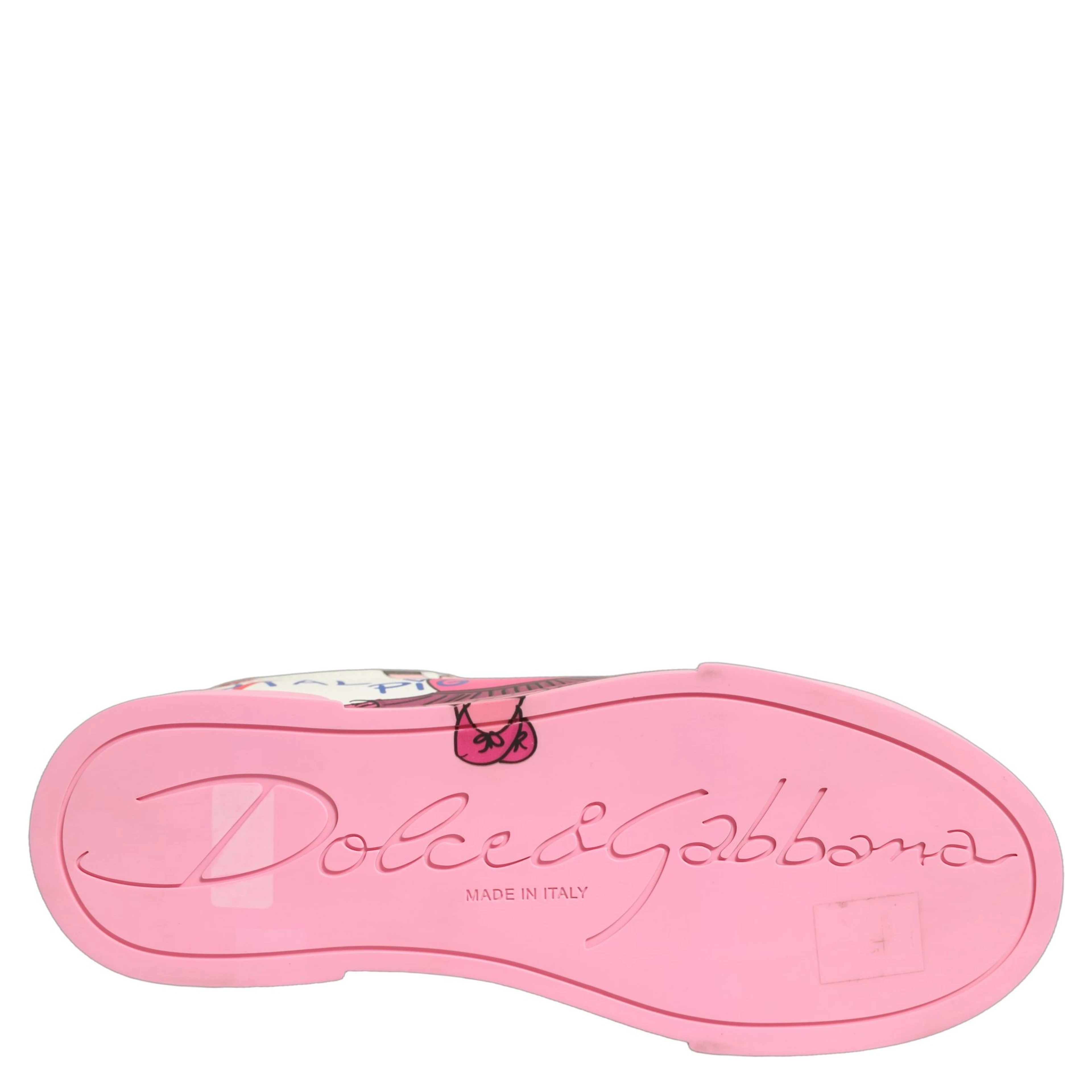 White Pink Portofino Royal Pig Sneakers Shoes