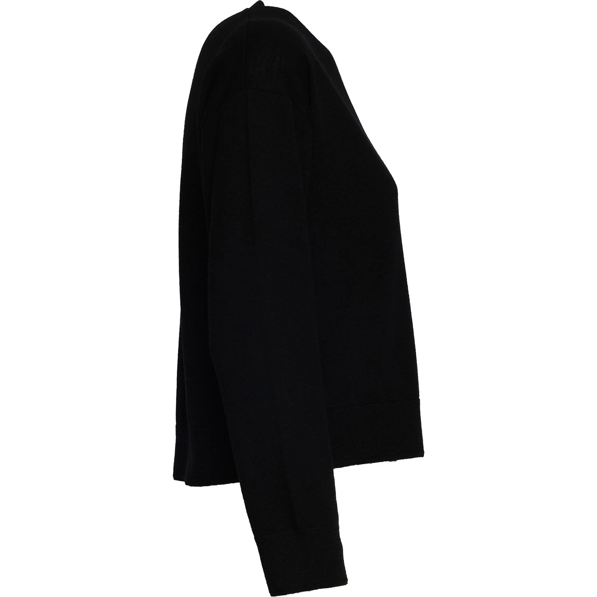 Cardigan Scollo V In Lana