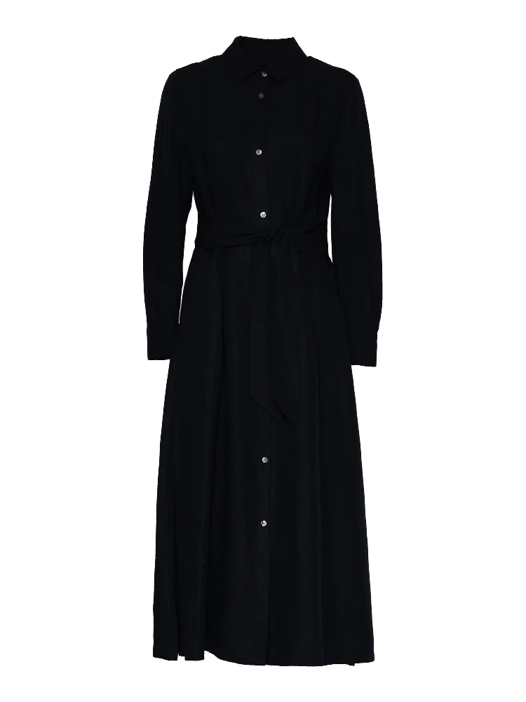 Vscose Linen Chemisier Dress