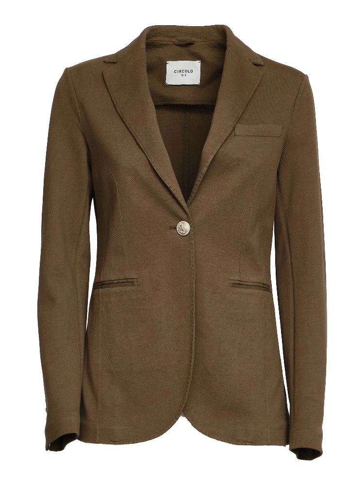 Blazer Monopetto Garment Dyed