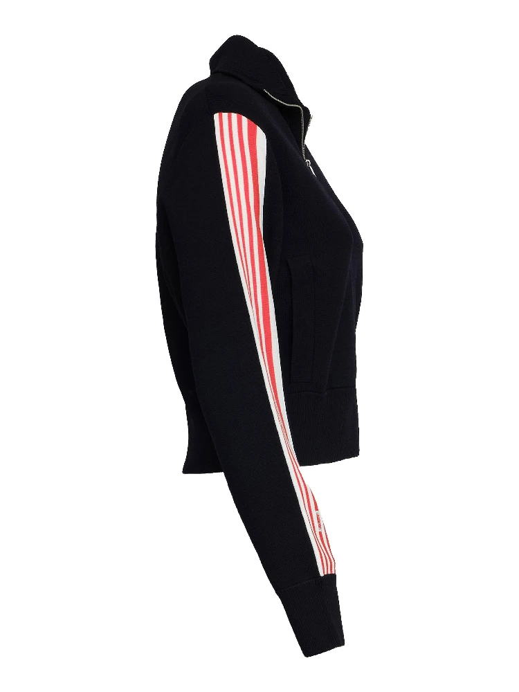 Giacca Lavorata A Maglia Stile Tennis Con Zip alternative