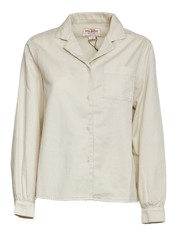W'S Twill Camp Shirt Cotton Twill Printed