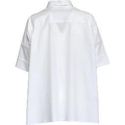 Camicia In Popeline Di Cotone Stretch