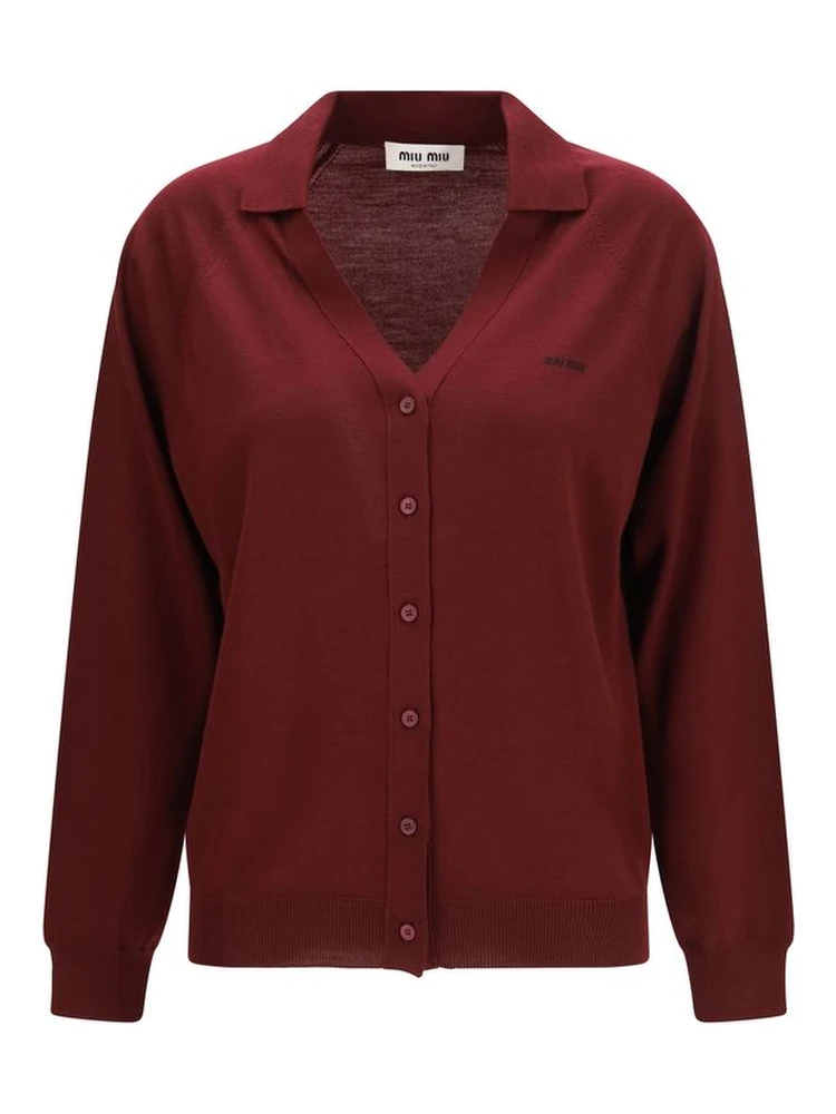 Bordeaux Wool Oves Aries Cardigan