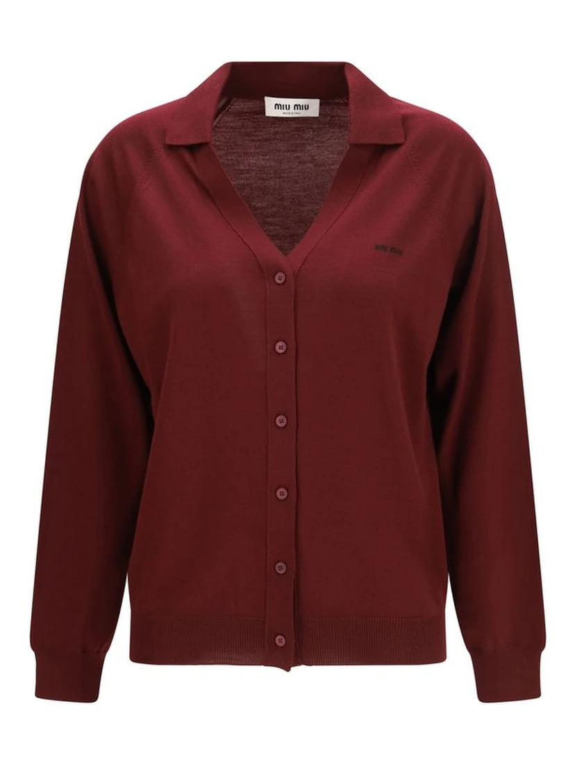 Bordeaux Wool Oves Aries Cardigan