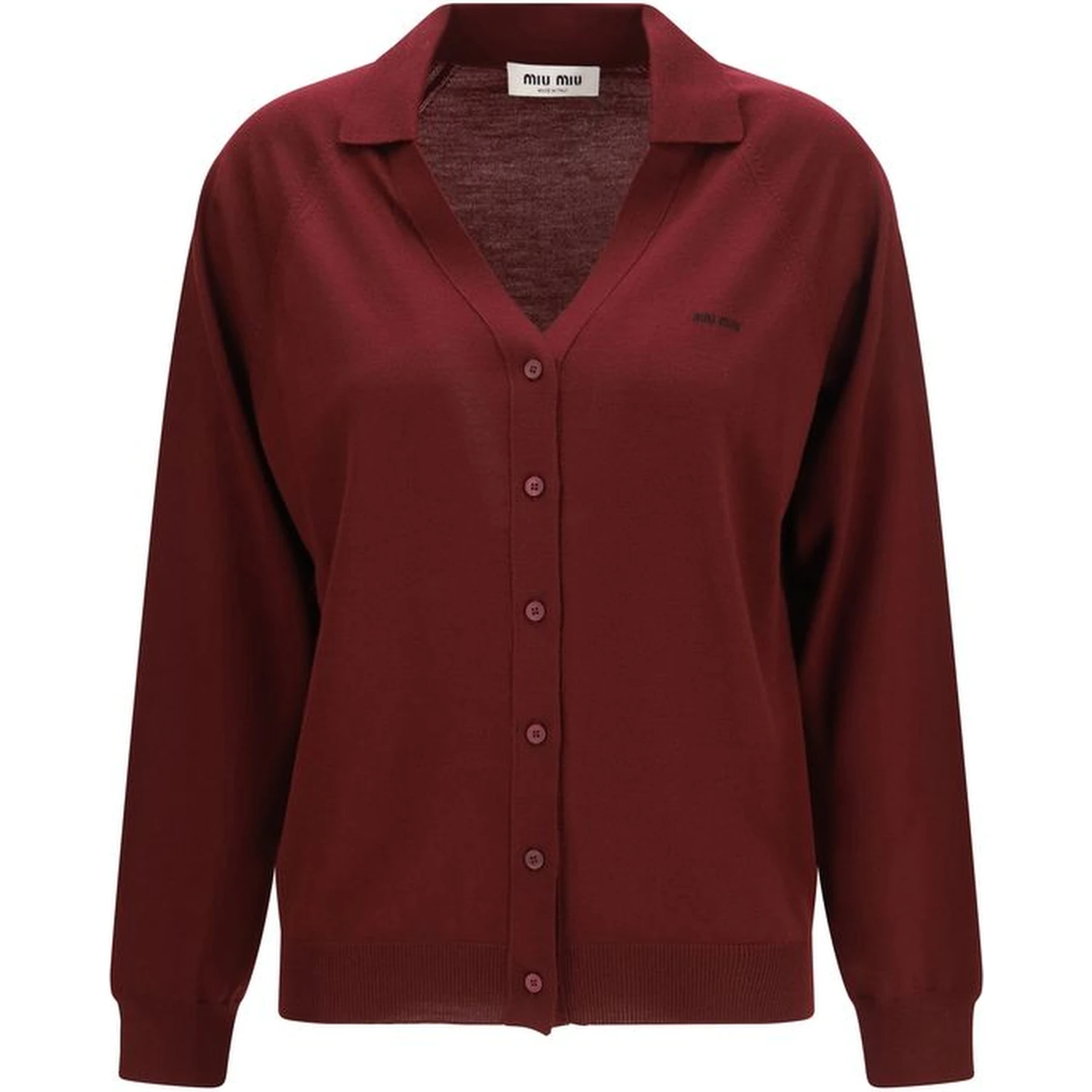 Bordeaux Wool Oves Aries Cardigan