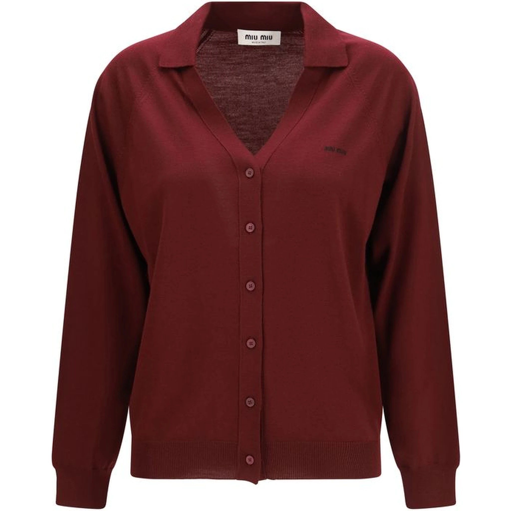 Bordeaux Wool Oves Aries Cardigan
