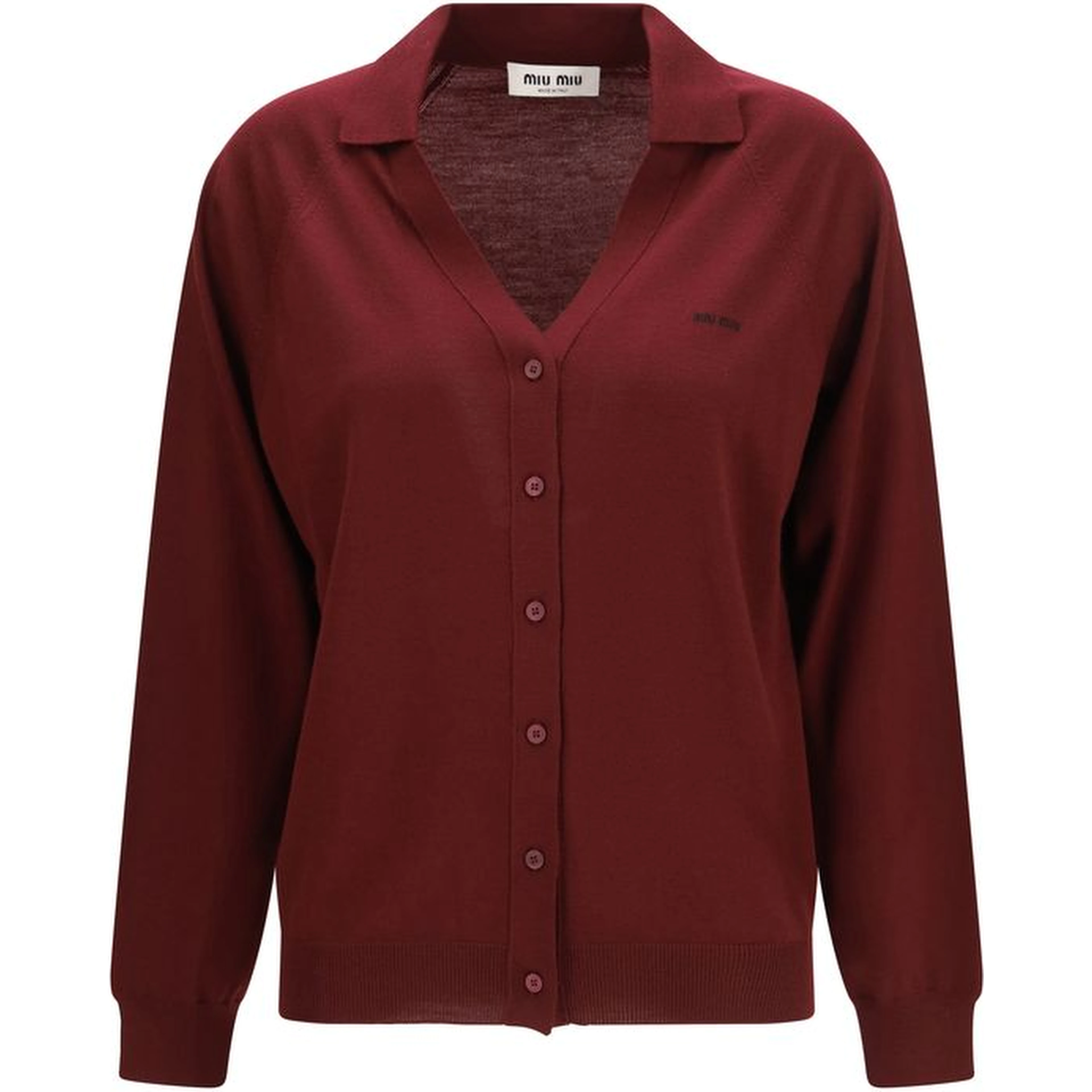 Bordeaux Wool Oves Aries Cardigan