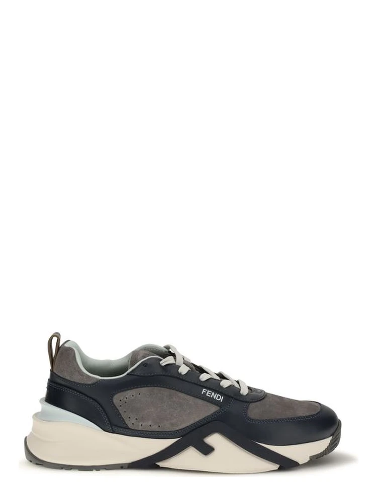 Multicolor Calf Leather Bos Taurus Athletic Sneakers