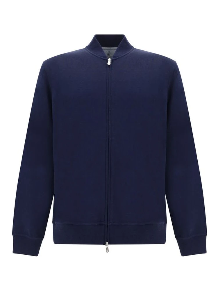 Blue Cotton Sweatshirt