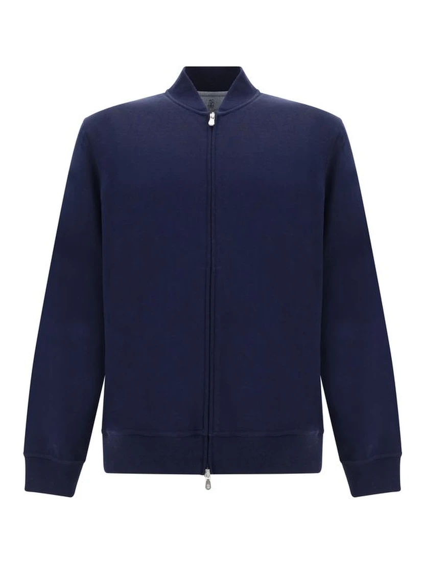 Blue Cotton Sweatshirt