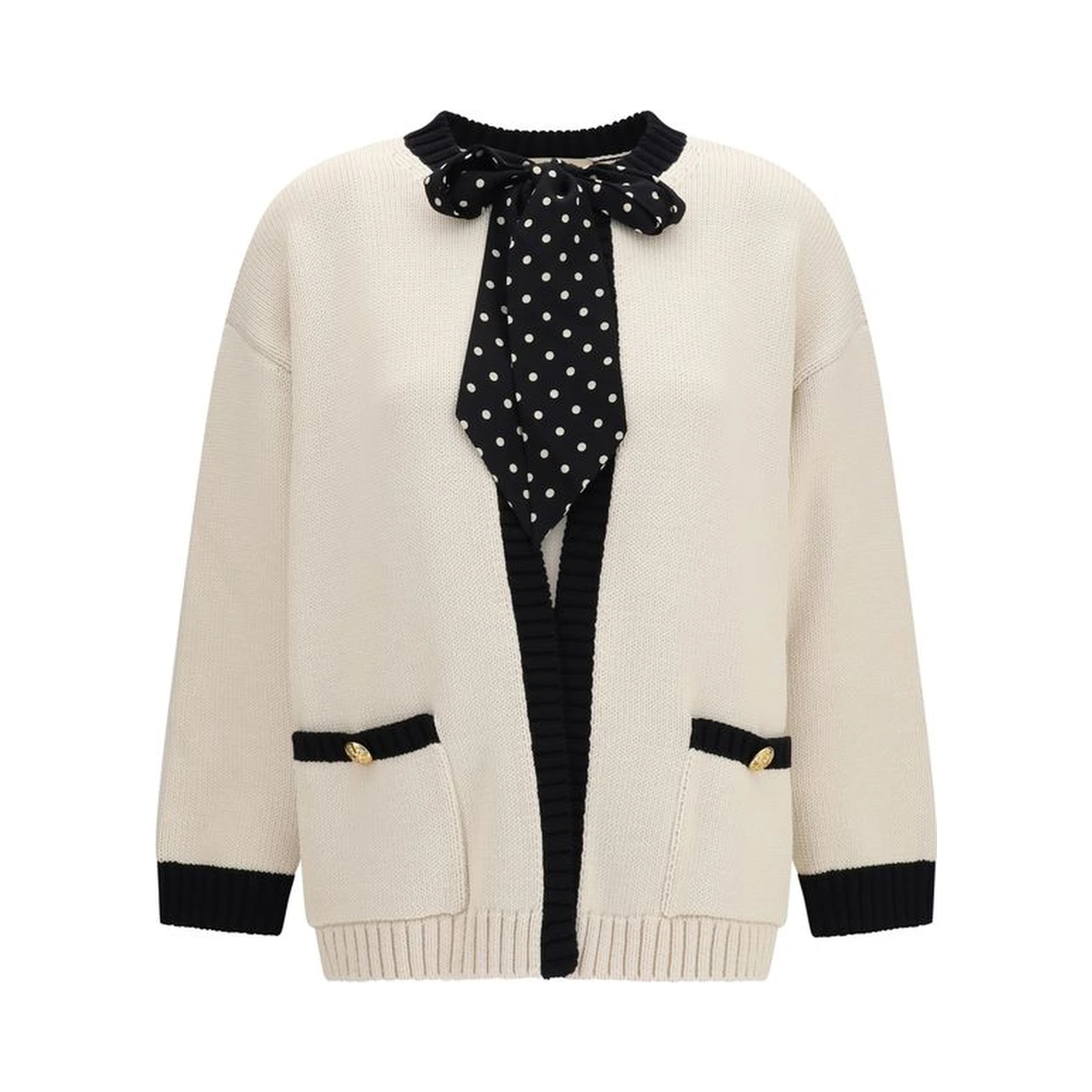Beige Cotton Cardigan