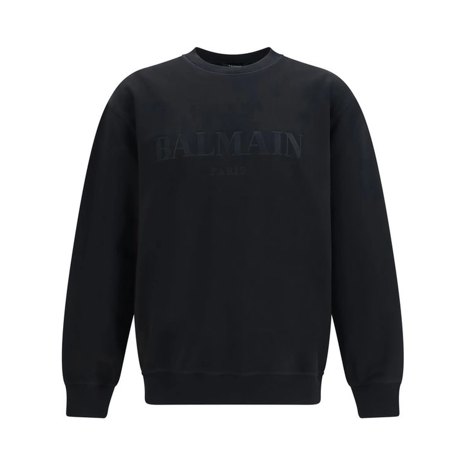 Black Cotton Sweatshirt