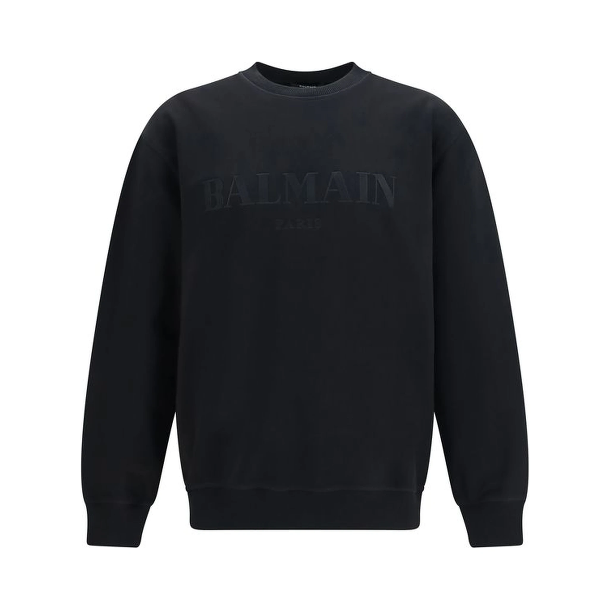Black Cotton Sweatshirt