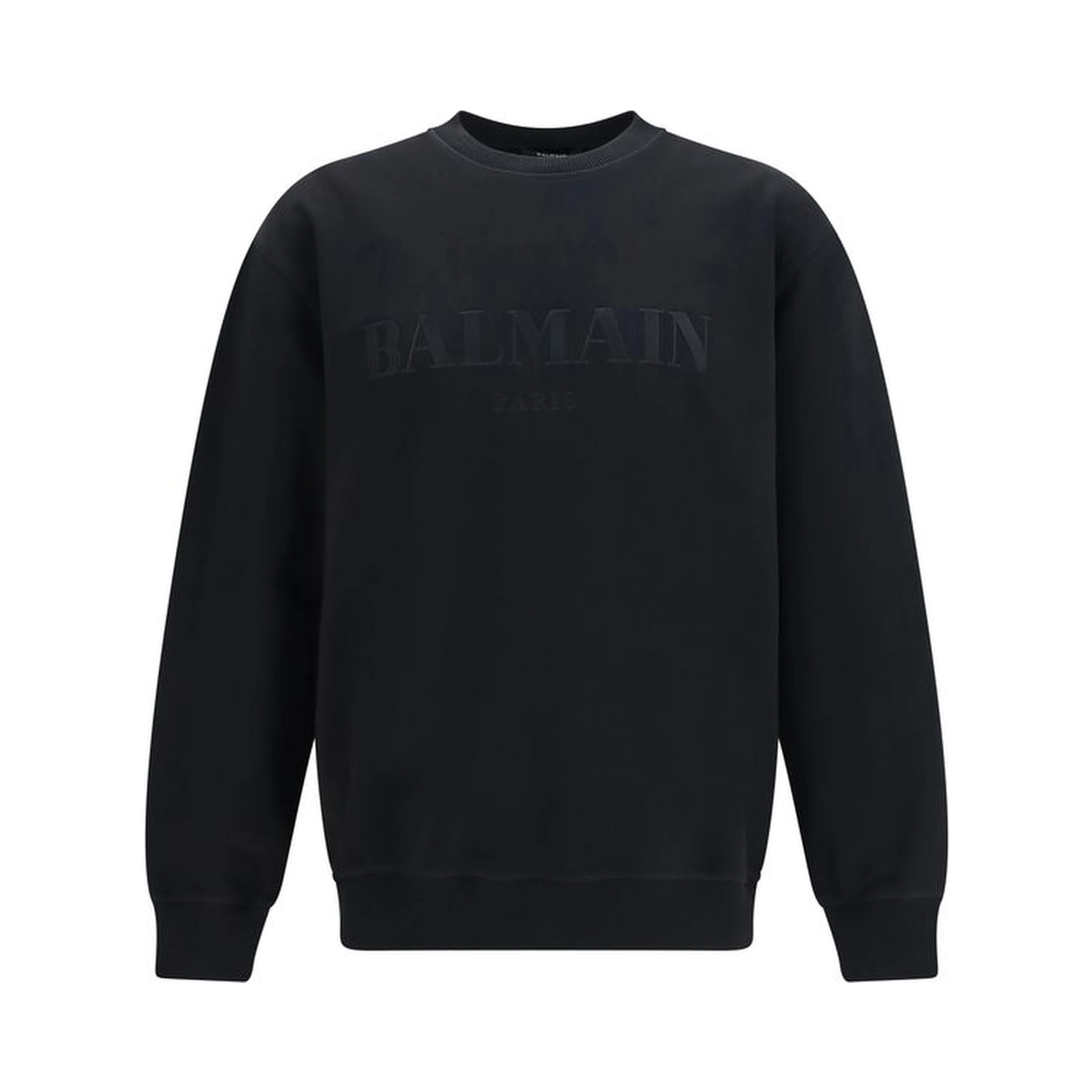 Black Cotton Sweatshirt