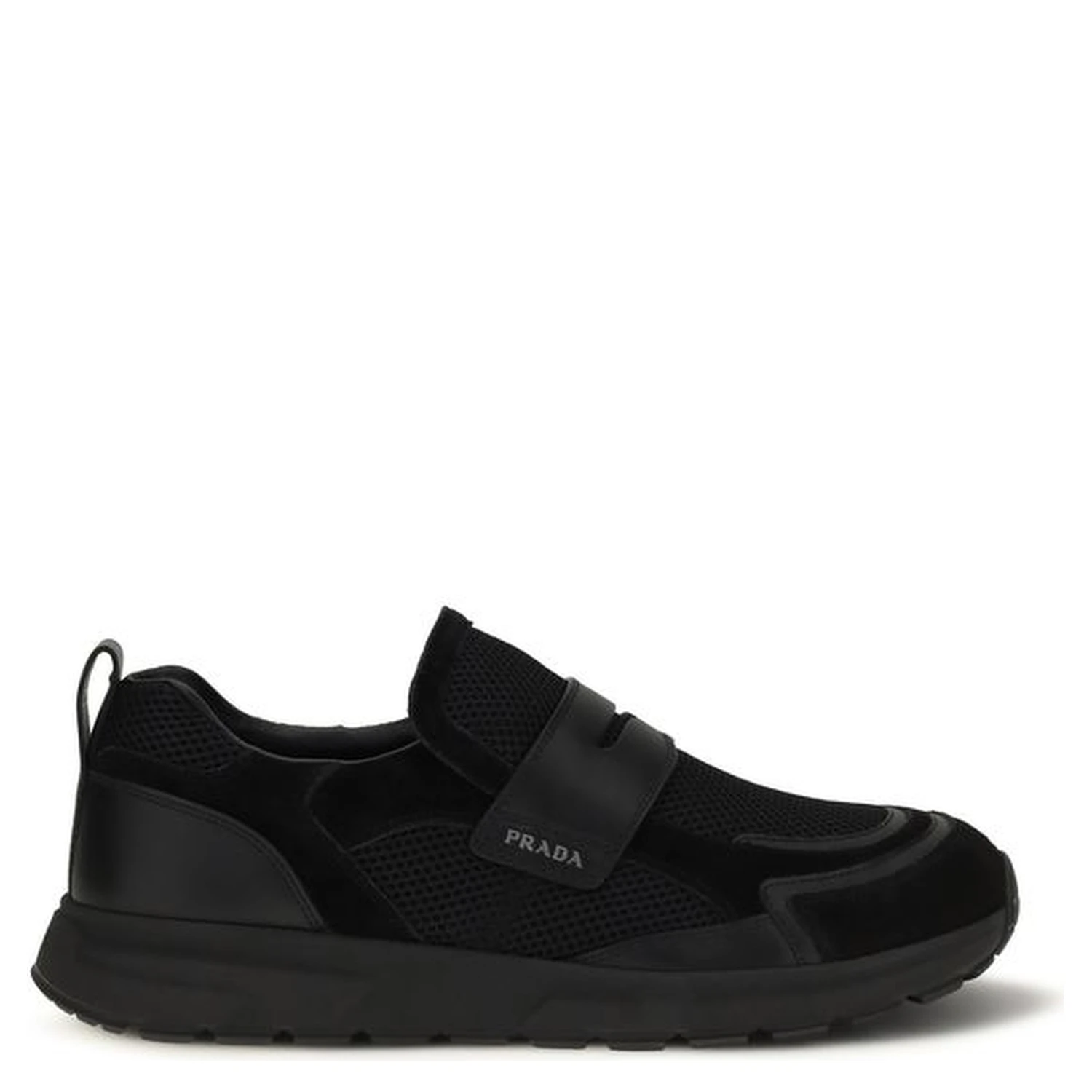 Black Calf Leather Bos Taurus Athletic Sneakers
